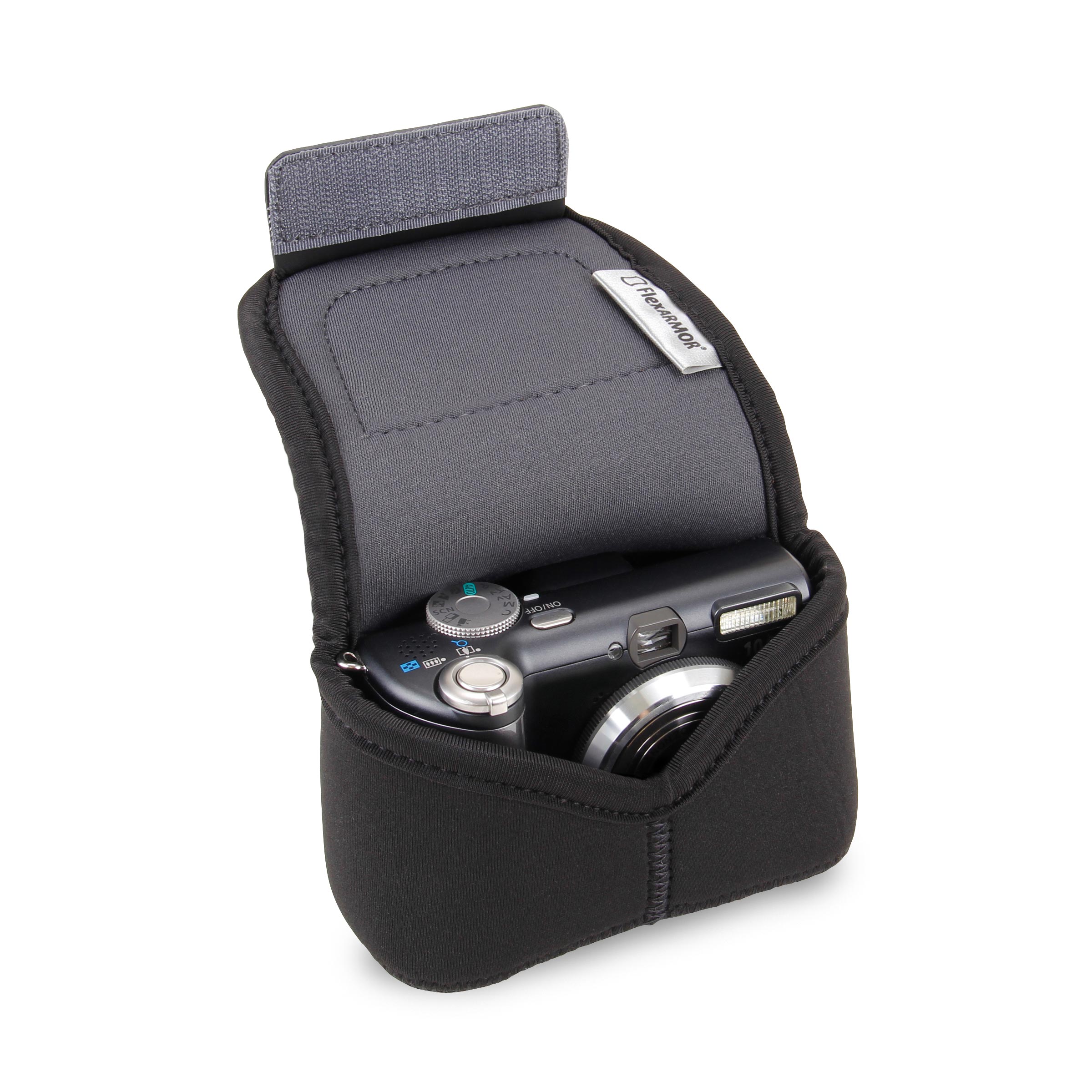 Unique Design Compact Padded Blue Stripes Camera Case for Panasonic Lumix Cameras Unique Design Compact Padded Blue Stripes Camera Case for Panasonic Lumix Cameras